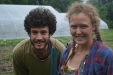 Joshua Krugman and Hailey Snowden at Long Lane Farm